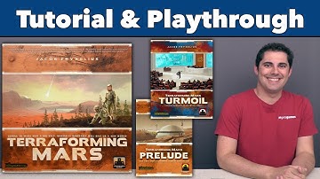 Terraforming Mars with Turmoil and Prelude expansions Tutorial & Playthrough