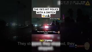 Police officers hit with Glock with a switch during pullover