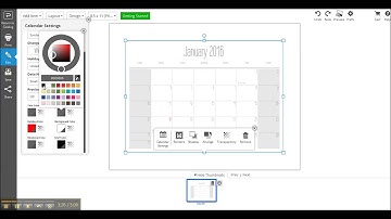 Personalized Dry Erase Calendar