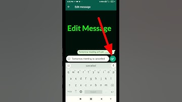 How To Edit Whatsapp Messages After Sending | WhatsApp New Update #shorts #ytshorts #youtubeshorts