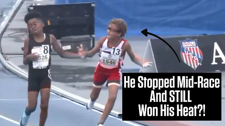 Kid Stops Mid-Race And Still Comes Back To Win 800m At AAU Junior Olympics 2023 - DayDayNews