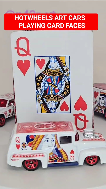 HW ART CARS [PLAYING CARD FACES]