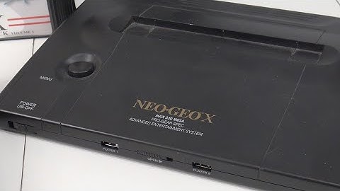 Neo Geo X Arcade Console At Home in 2022