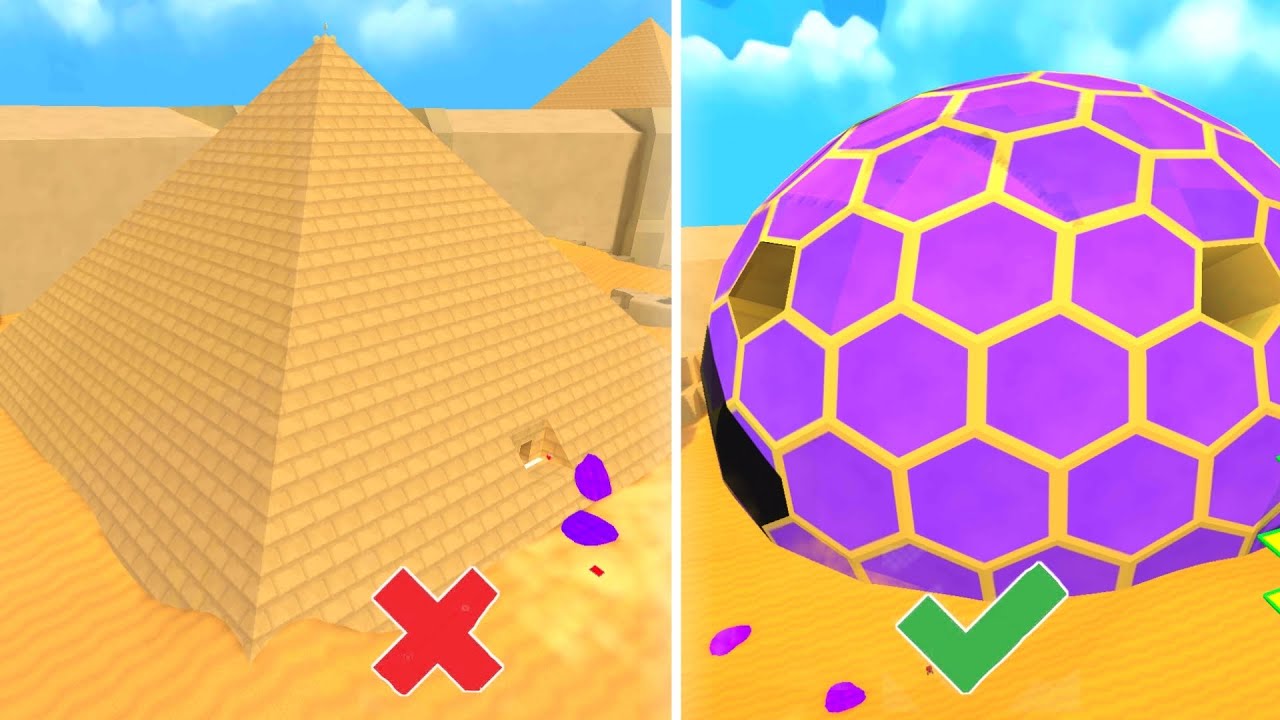 Secret Pyramid vs Magic Dome! Hidden Desert Area – Super Bear Adventure"