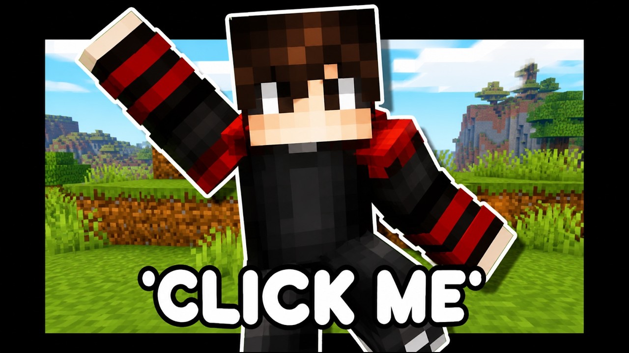 CLICK ON ME 😳 | My First Minecraft Video 🔥