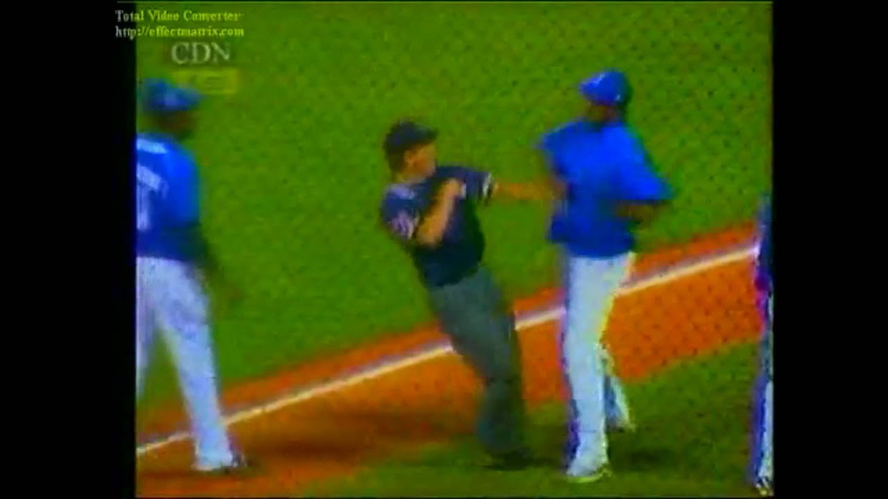 Jose Offerman Punches Umpire (Actual Video Footage) YouTube
