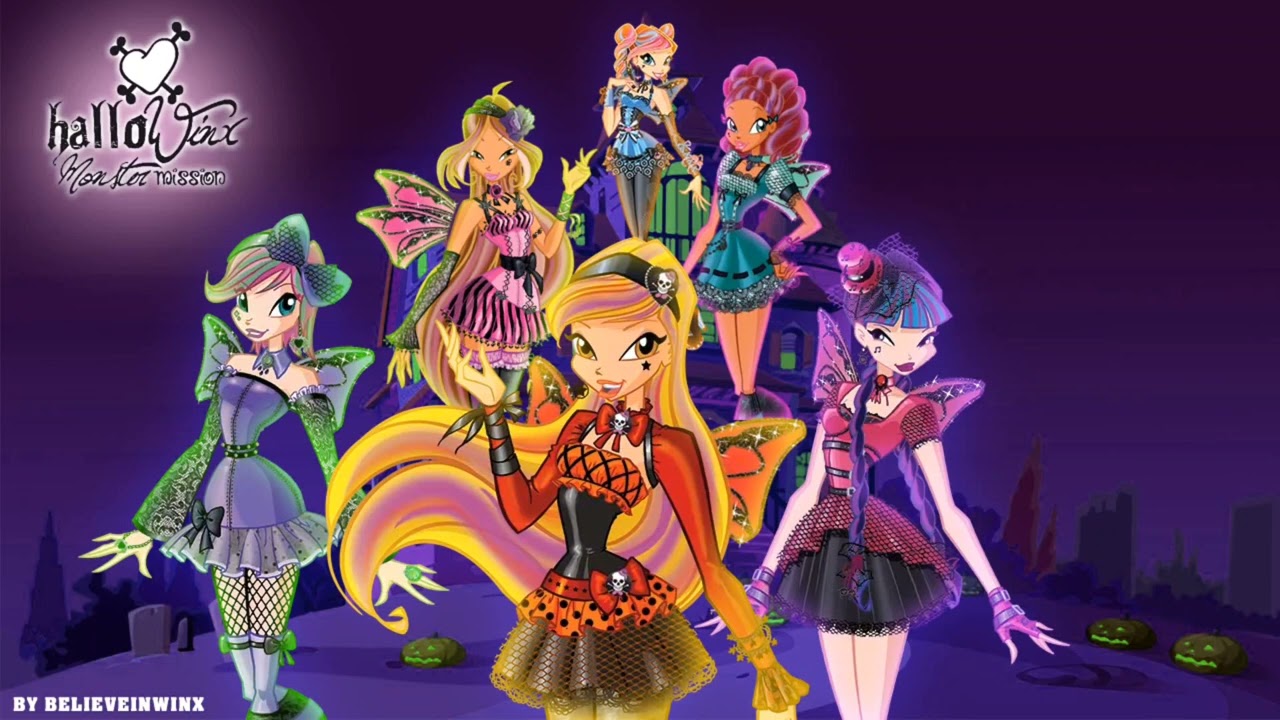 Winx club Hallowix transformation theme (Клуб Винкс Хэллоувикс музыка превращения