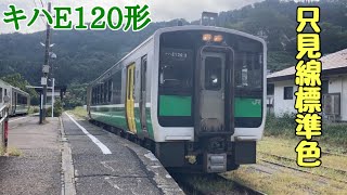 【フルバージョン】動く電車図鑑 JR東日本編　只見線標準色のキハE120形
