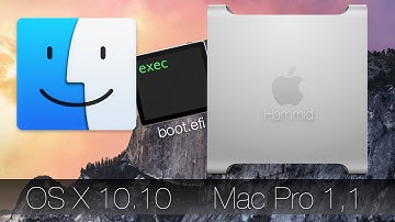 OS X 10.10 Yosemite on Mac Pro 1,1 (2006)