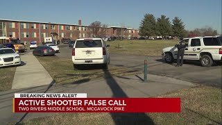 Police respond to false ‘active shooter’ call at Two Rivers Middle School