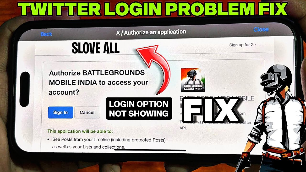 BGMI TWITTER LOGIN PROBLEM IPHONE & ANDROID || PUBG TWITTER LOGIN ...