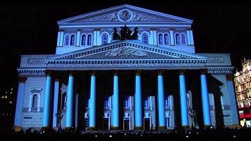 Studio Trika - 3D Projection Mapping at Bolshoi Theater, Circle of Light Festival 2015