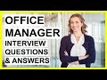 OFFICE MANAGER Interview Questions And Answers! (5 Tough Interview Questions)