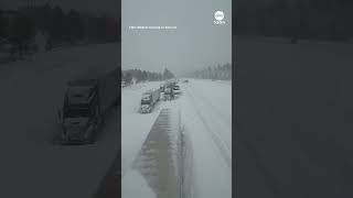 Blizzard slams California's Sierra Nevada mountains