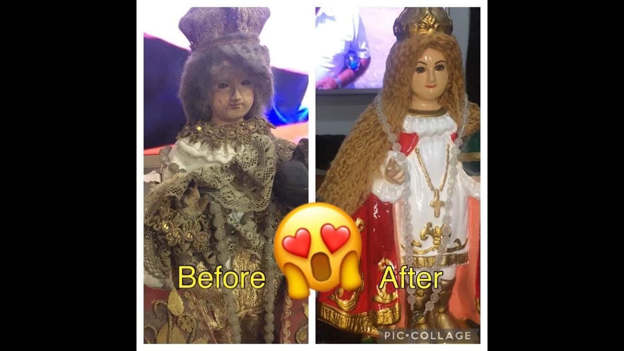 RESTORATION OF (Assumed) 70 YEAR OLD STO. NIÑO