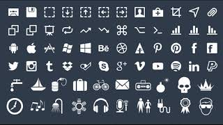 Free 1500+ Vector Icon Library