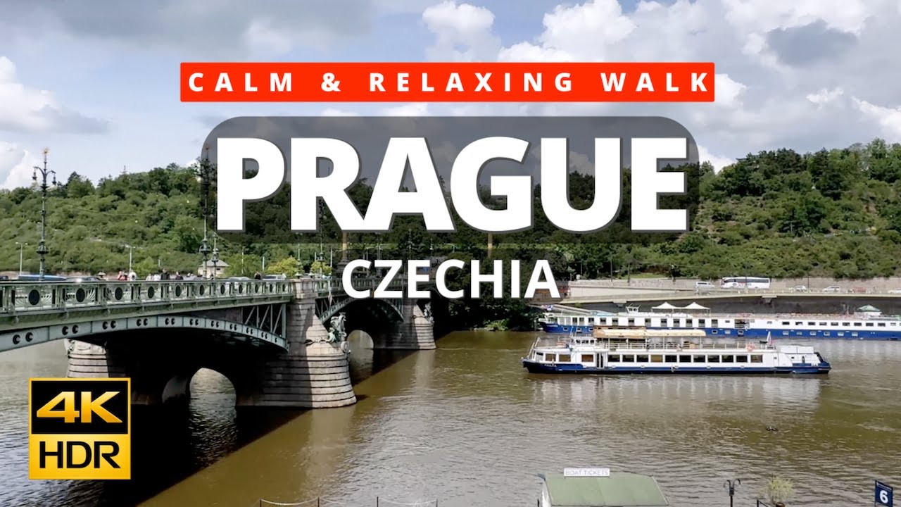 Prague – Czechia 🇨🇿 | Calm & Relaxing Walk – Part 3 | 4K UHD