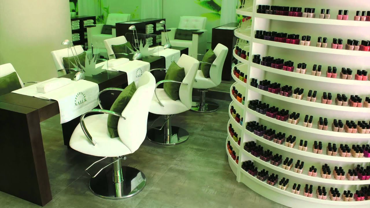 Elemento interior design n.a.i.l.s. spa, dubai marina youtube Modern salon designs