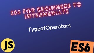 20-Type of Operators in Javascript