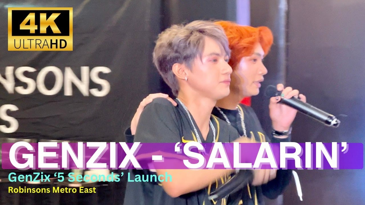 [FANCAM] GenZix - 'Salarin’ Performance at GenZix “5 Seconds” Launch ...