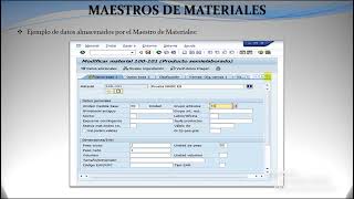   CURSO SAP MM Datos del Maestro de Materiales :    ? MAS CURSOS EN LA DESCRIPCION