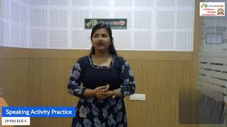 27 POs ECE-C Speaking Practice (CH-1) (11/10/25)