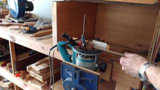 Make wood dowel with a router