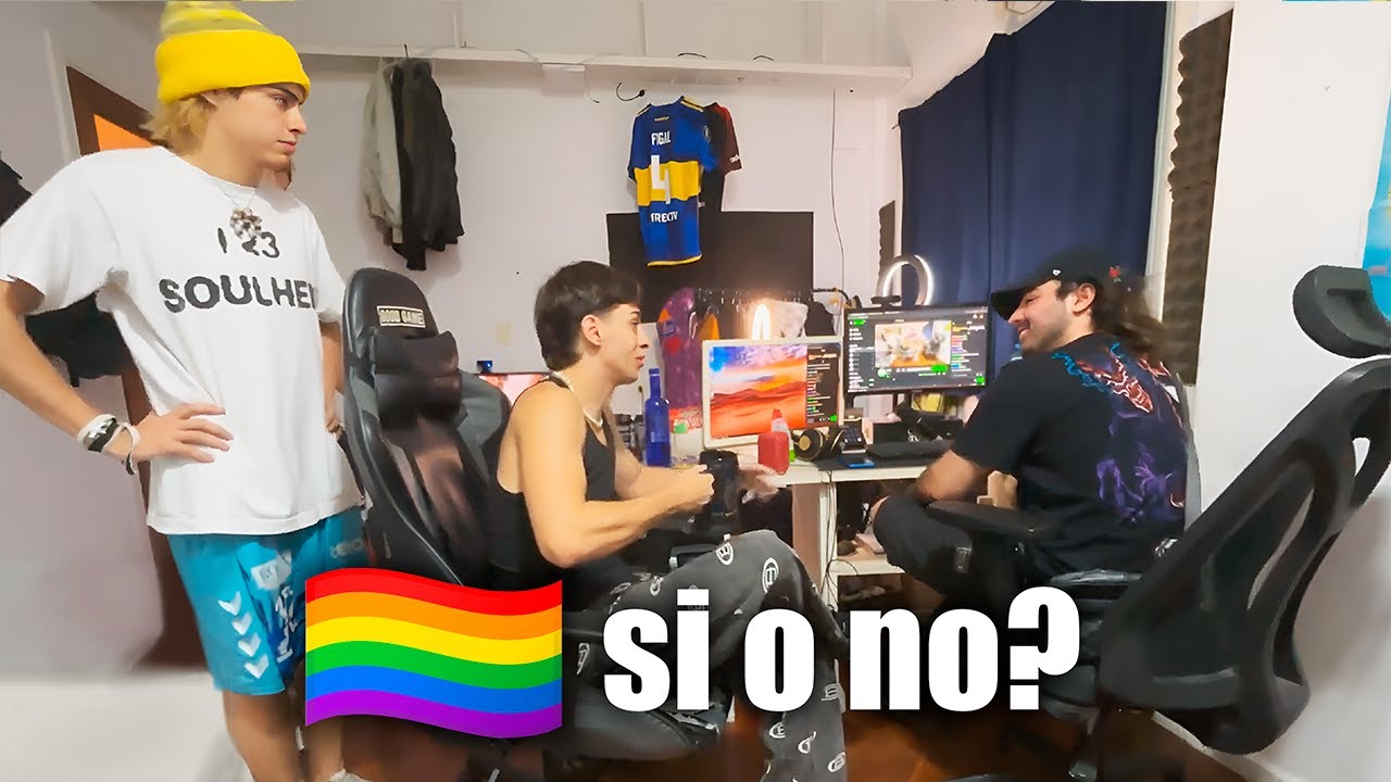 BANANIROU, LOLO Y BAUTI (charla gay 🏳️‍🌈)