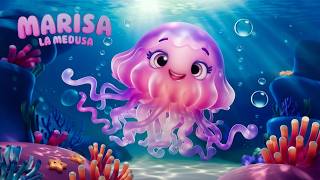 🤩MARISA LA MEDUSA🌊Canción infantil para #bailar y #aprender #familia #bebe #niños #animales mix