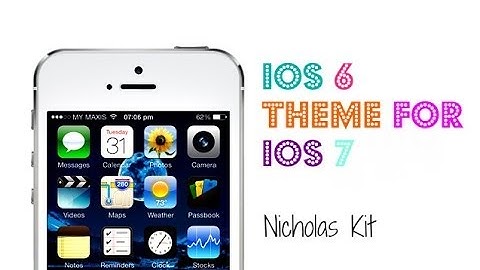 iOS 6 Theme For iOS 7 | WinterBoard iOS 7 [Evasi0n]