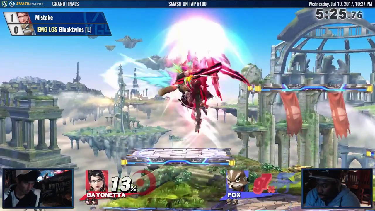 SOT 100 - Mistake (Bayo) vs Blacktwins (Bayo, Fox, Cloud) - Smash 4 Grand Finals