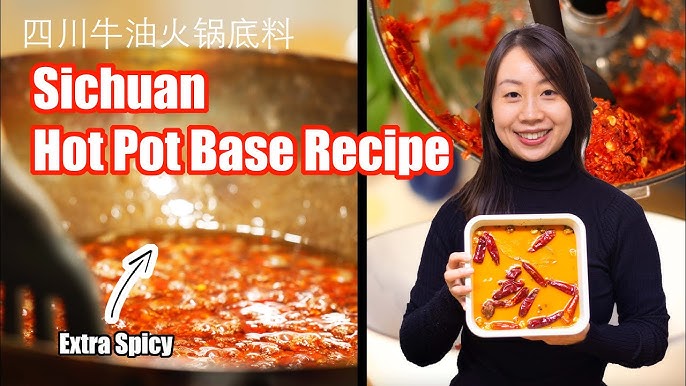 Chinese hot pot – How to make it (a spicy and a non-spicy soup base) 