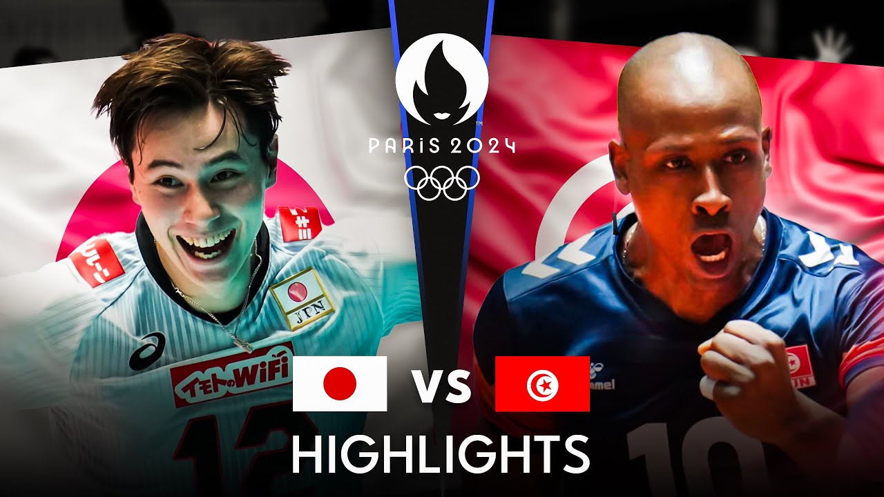 Japan Vs Tunisia Highlights Mens Oqt 2023 Youtube 