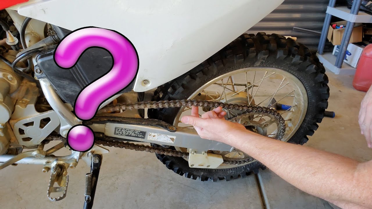 Chain Adjustment Guide Dirt Bikes YouTube