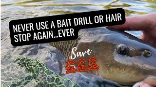 Save Money Barbel Rig - Never Use a Bait Drill or Hair Stop Again