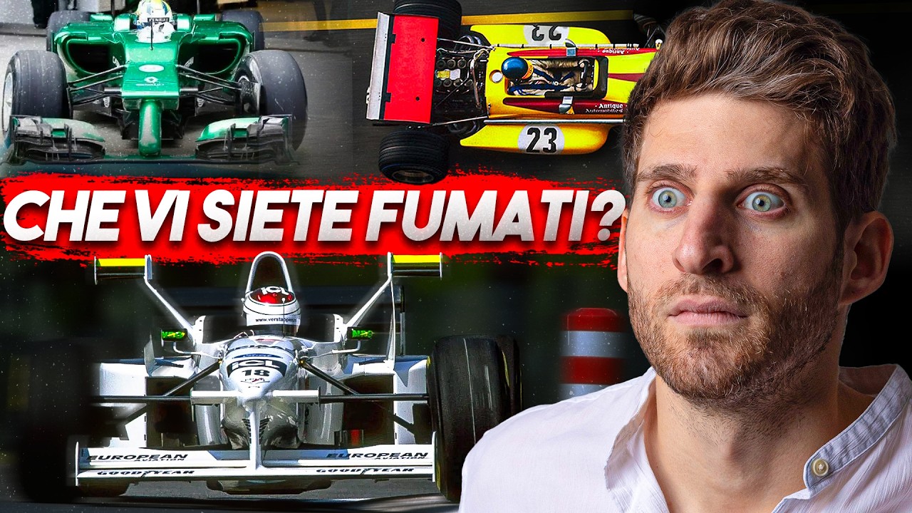 LE 10 auto FORMULA 1 più ASSURDE della STORIA!