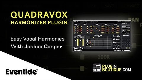 Quadravox Pitch Shifter By Eventide - Setting Up Easy Vocal Harmonies