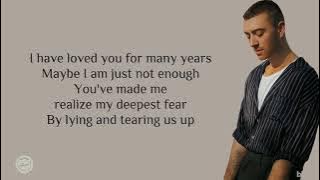 Sam Smith - I'm Not The Only One (lyrics)