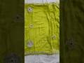 👉 Bright Yellow Saree with Gota Patti Work 🌼 | Stylish & Elegant Saree Look