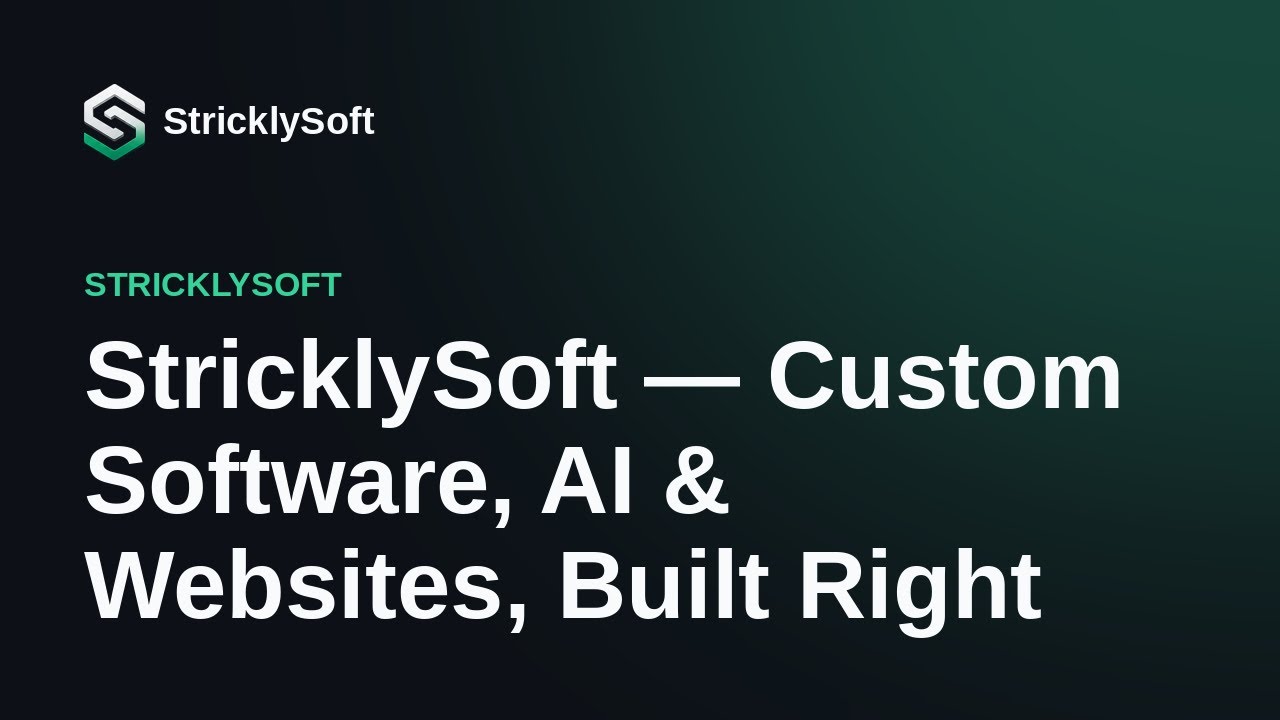 StricklySoft — what we do