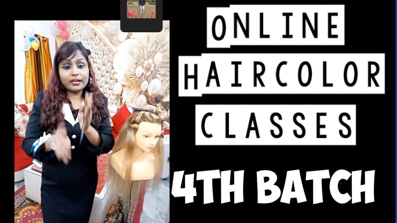 Best online haircolor classes for beginners/#onlinehaircourse  #haircolorclass #haircutexpert Shyamas - YouTube