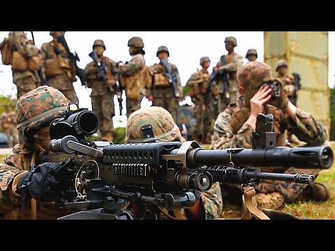 Machine Gun Training: Marines &rsquo;Let It Rip&rsquo; On The Range—Gaining Experience With A Variety Of Weapons