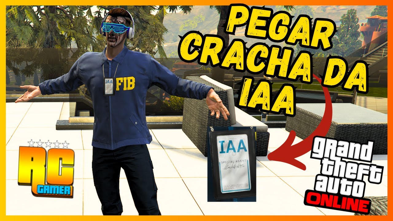 🚨COMO PEGAR CRACHA IAA🚨GTA V ONLINE SOLO MUITO FACIL