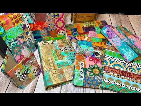 Gel Print Art Ep  42:  Art Journal Intro + Processing and Organizing Gel Printed Tissue
