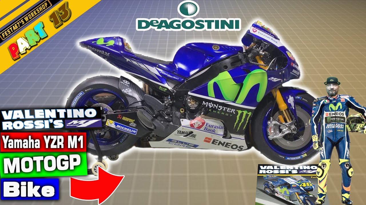 Build an authentic replica of Valentino Rossi's MotoGP Yamaha YZR