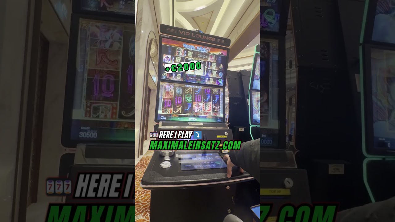 ICH HABE BOOK OF RA 100€ FREISPIELE im echten Casino mit @MAXIMALEINSATZ an den Novoline 2025