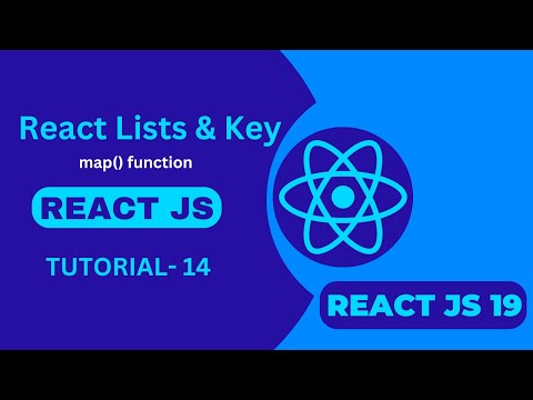 React JS Tutorial in Marathi #14: React Lists and Keys with map() Function