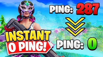 How To Get 0 PING and 1000 FPS In Fortnite Chapter 5! (0 Ping Guide)