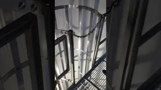 stainless steel catwalk with aluminum grating - food service ontario