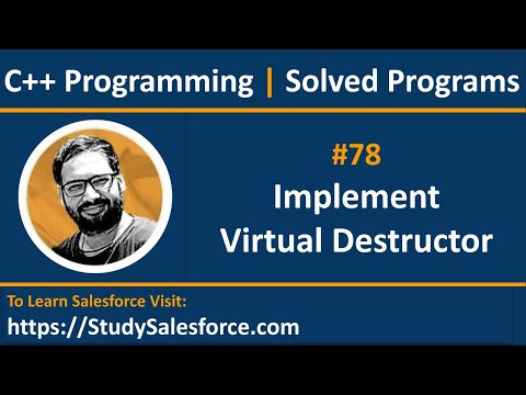 78 C++ | How to implement virtual destructor in C++ | by Sanjay Gupta
